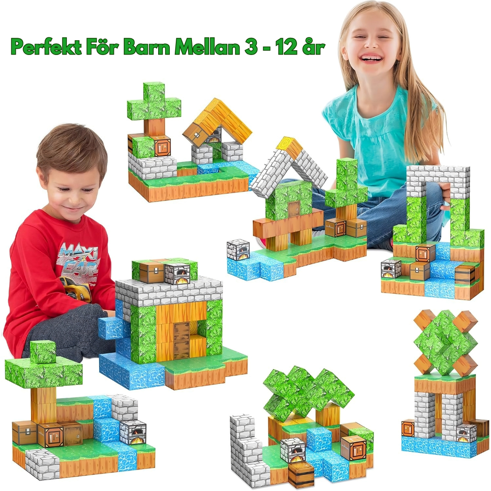 PixelBricks – Magnetisches Konstruktionsspiel für kreative Kinder