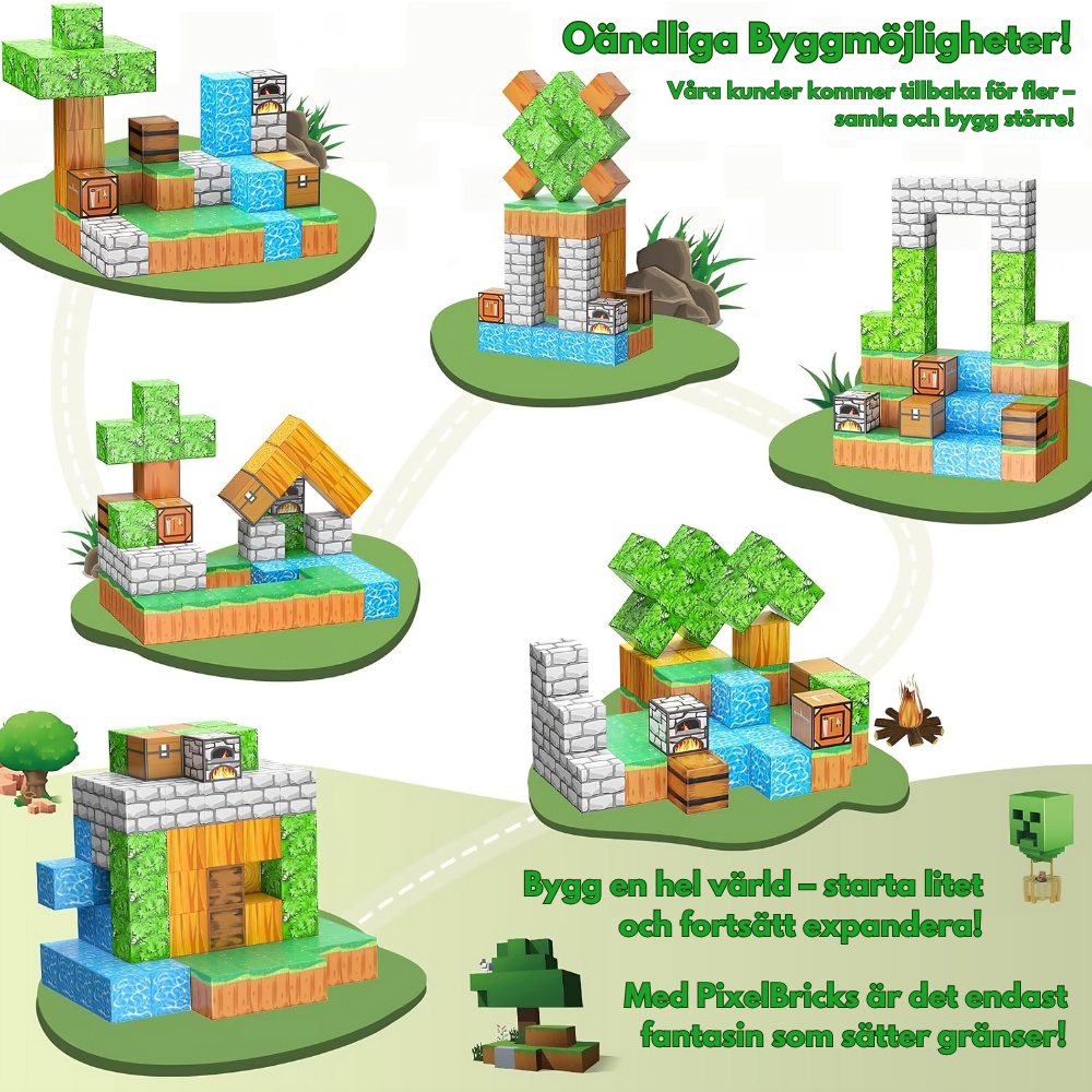 PixelBricks – Magnetisches Konstruktionsspiel für kreative Kinder