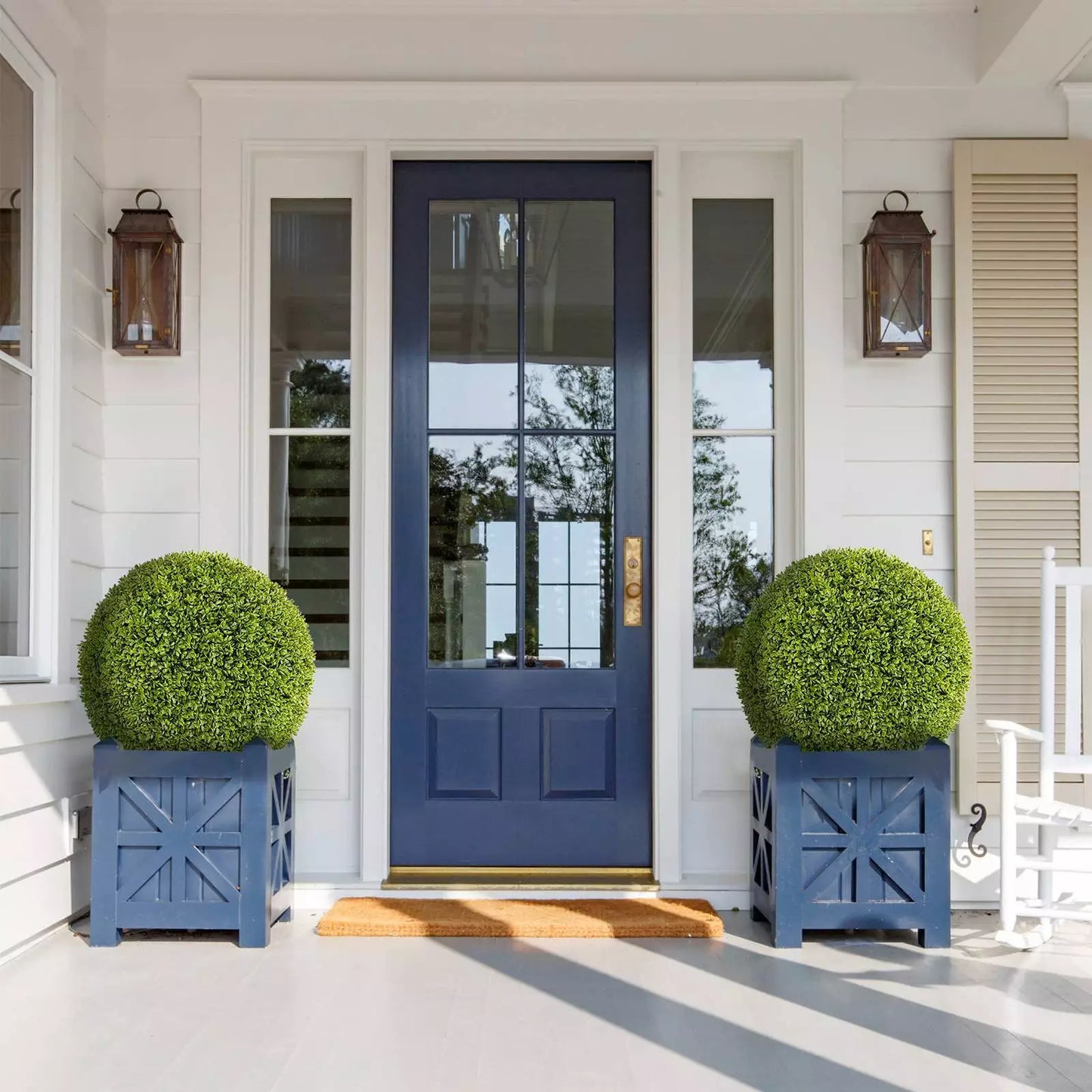 2 STÜCK 50cm Künstliche Pflanze Buchsbaum