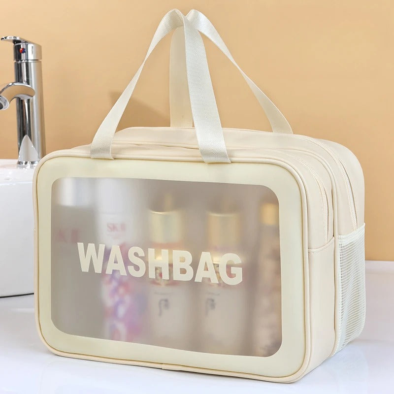 Waterdichte transparante toilettas