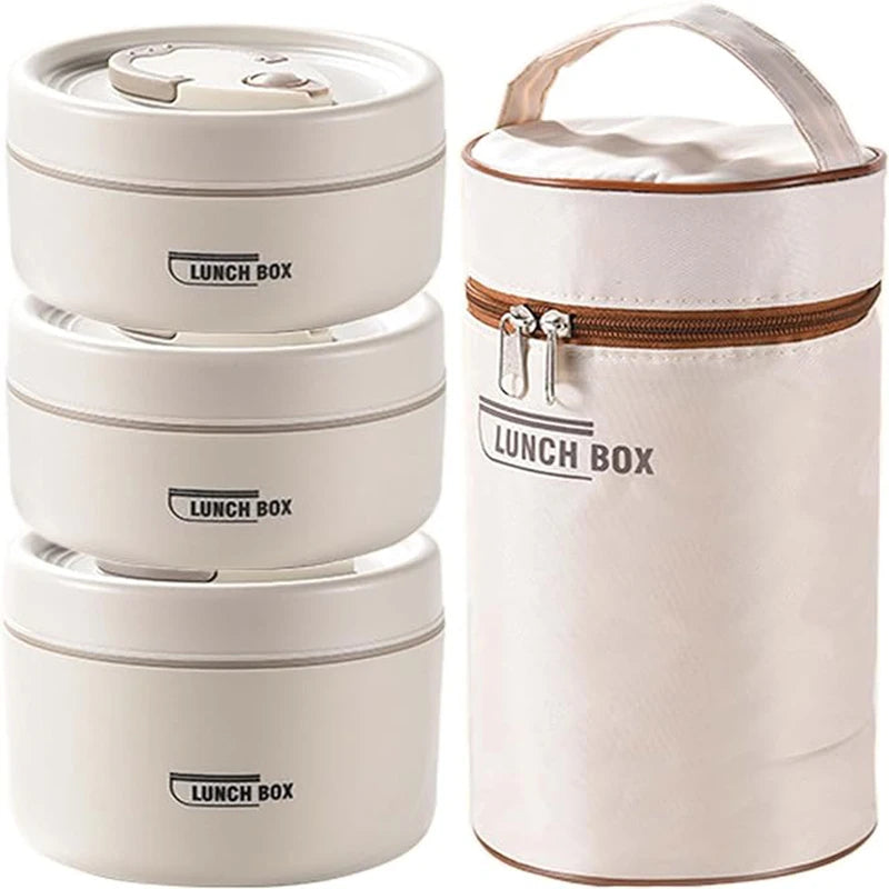 Draagbare geïsoleerde lunchcontainerset