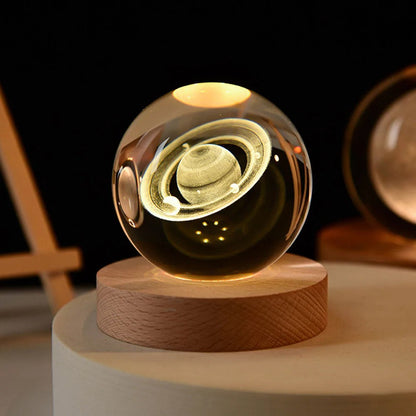 USB LED - Kristallball Lampe