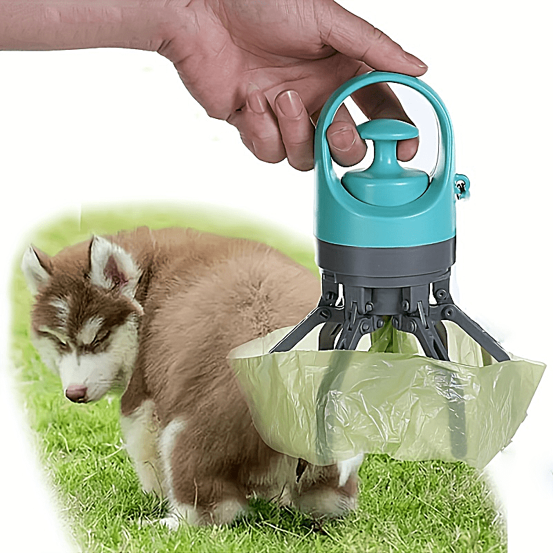 Poop Grabber Portable dog faeces-Schaufel mit Taschenspender