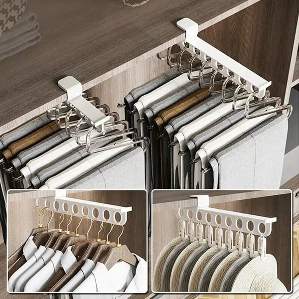 Ausziehbare Kleiderstange – Ordnung & Stil für jeden Schrank