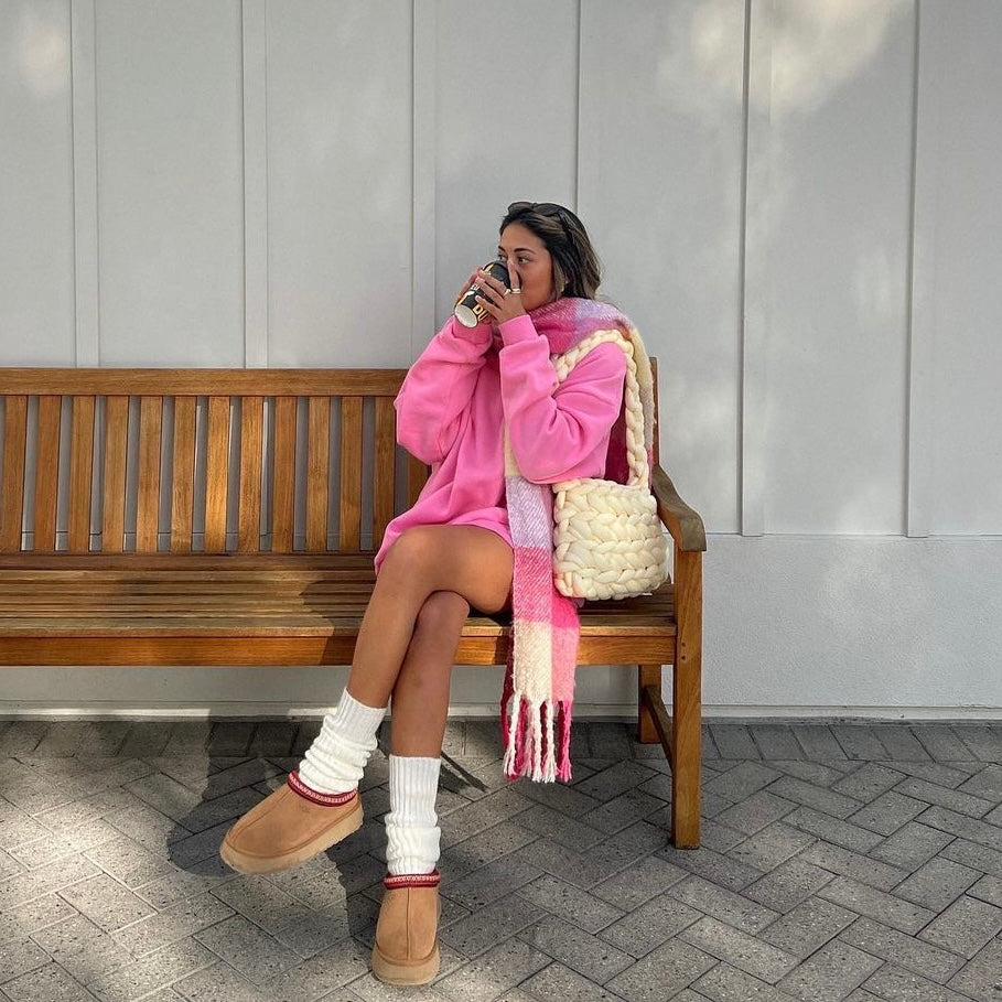 Chunky Knit Tote - Tragen Sie Stil und Komfort mühelos