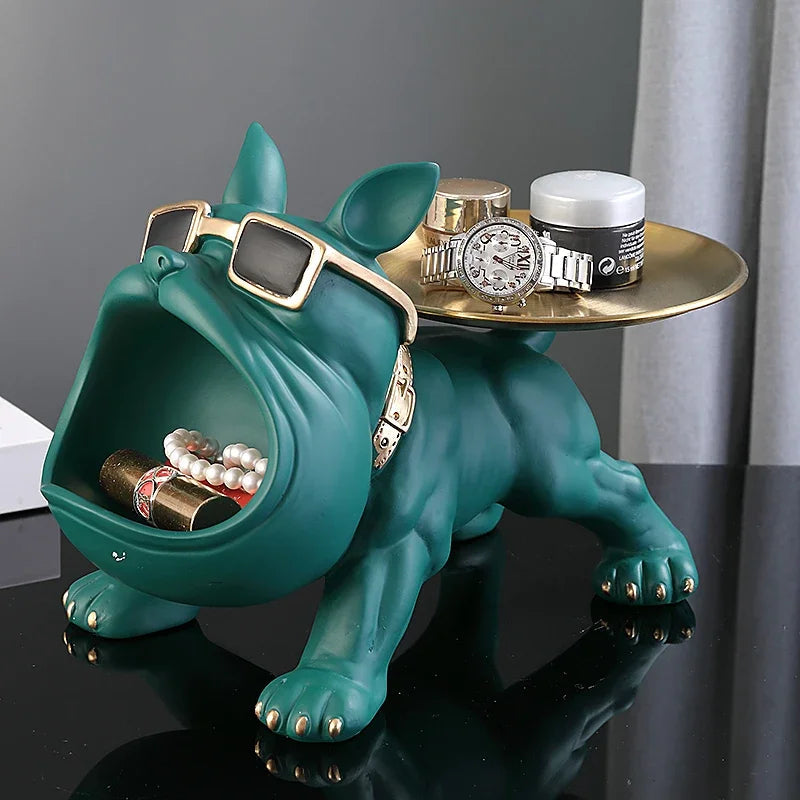 Bulldog figuur opbergdoos