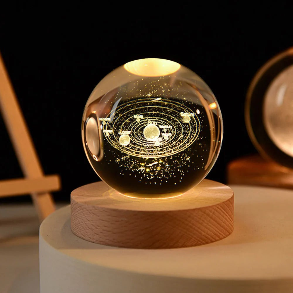 USB LED - Kristallball Lampe