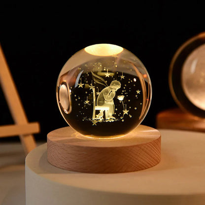 USB LED - Kristallball Lampe
