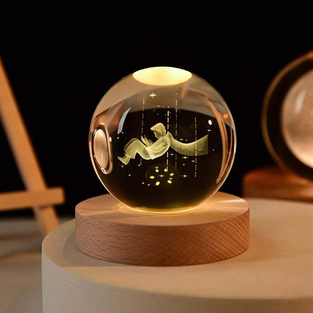 USB LED - Kristallball Lampe