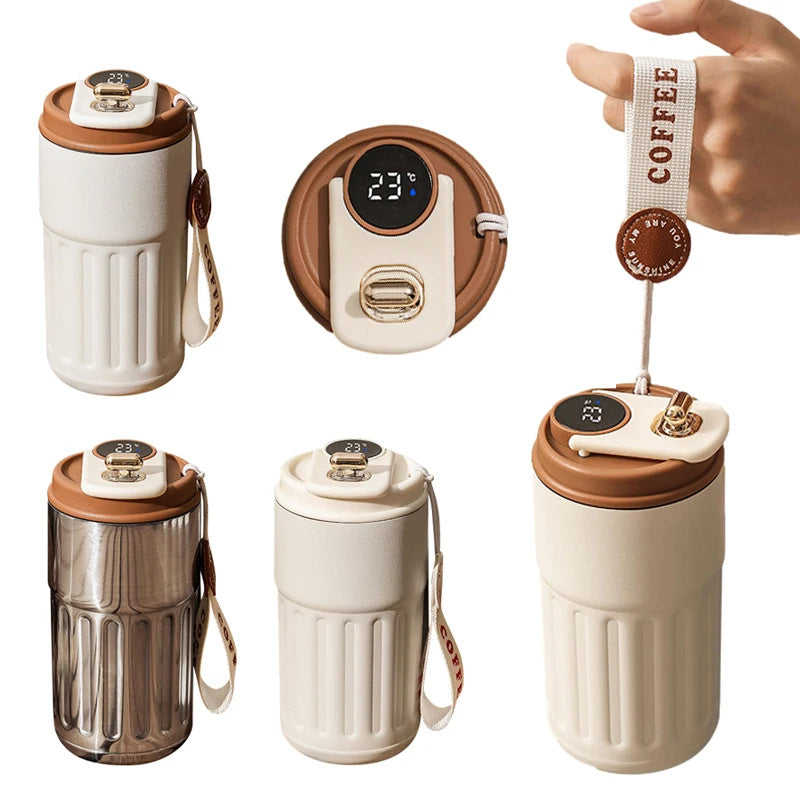 Thermal-bottle | Edelstahl-Kaffeebecher mit Temperaturanzeige 450ml