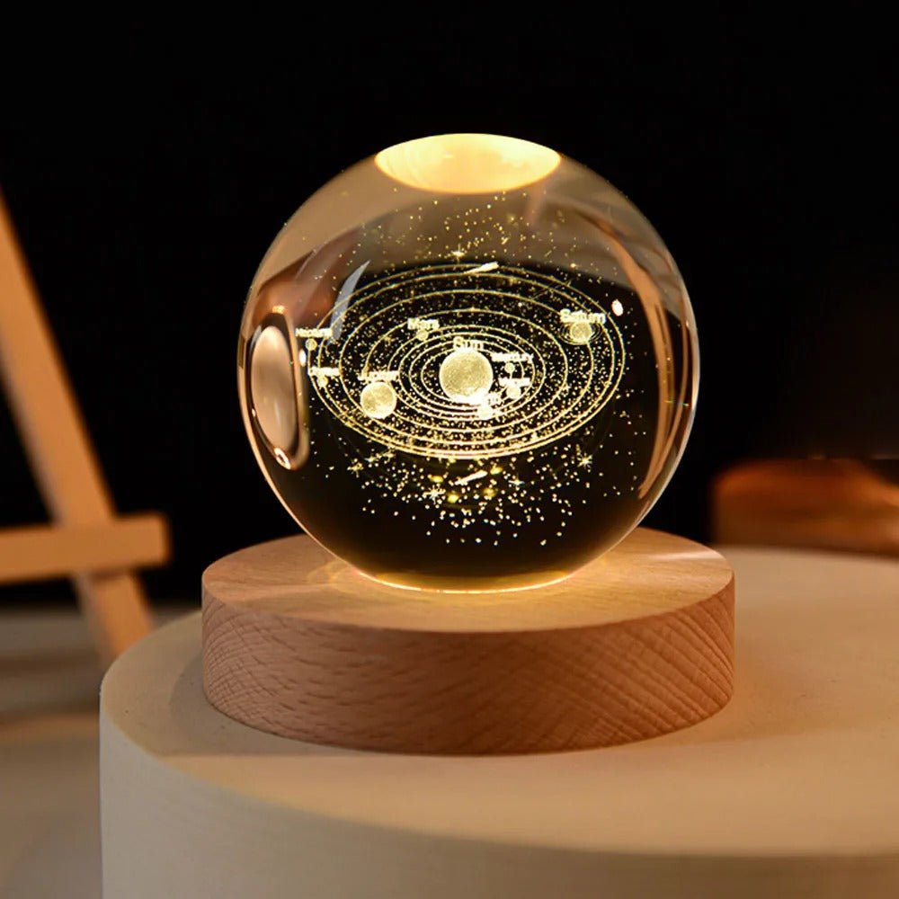 USB LED - Kristallball Lampe
