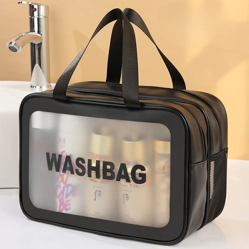 Waterdichte transparante toilettas