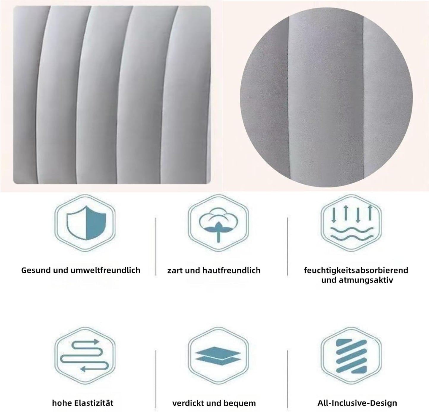 LuxCover Kopfteilbezug – Stilvoller Schutz fürs Bett
