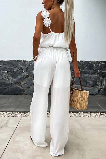 NOVERA – Ärmelloser Jumpsuit mit weitem Bein