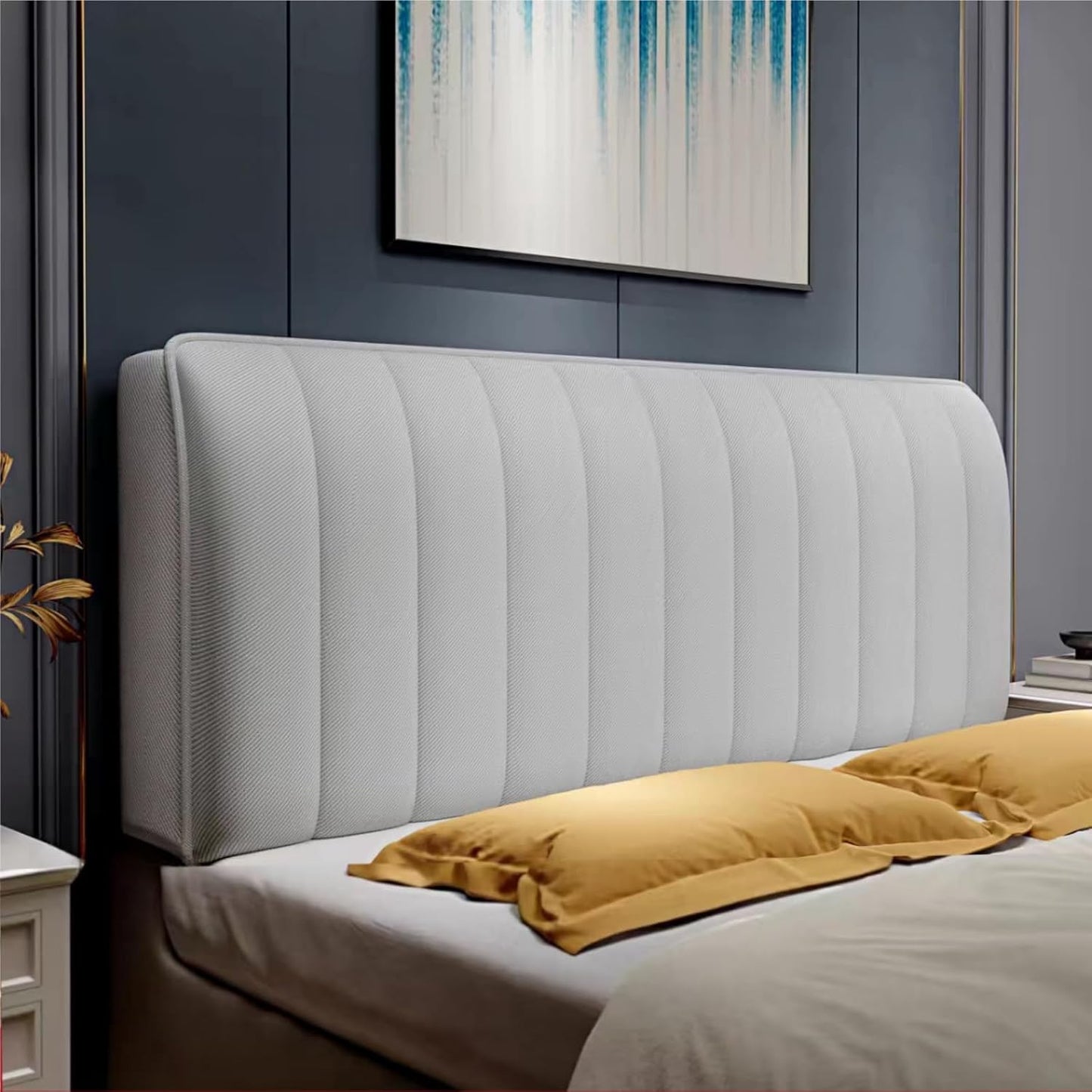 LuxCover Kopfteilbezug – Stilvoller Schutz fürs Bett