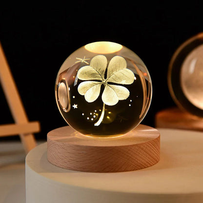 USB LED - Kristallball Lampe