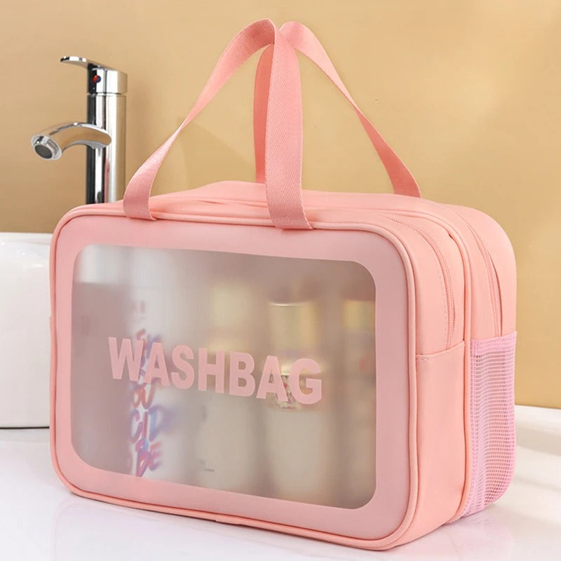 Waterdichte transparante toilettas