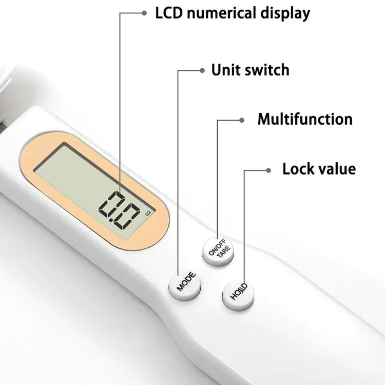 Digital measuring spoon
