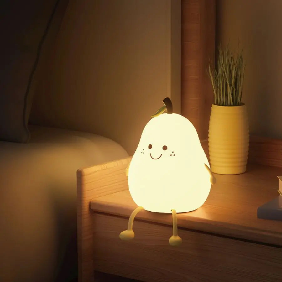 Wiederaufladbare Silikon-Nachtlampe für Kinder
