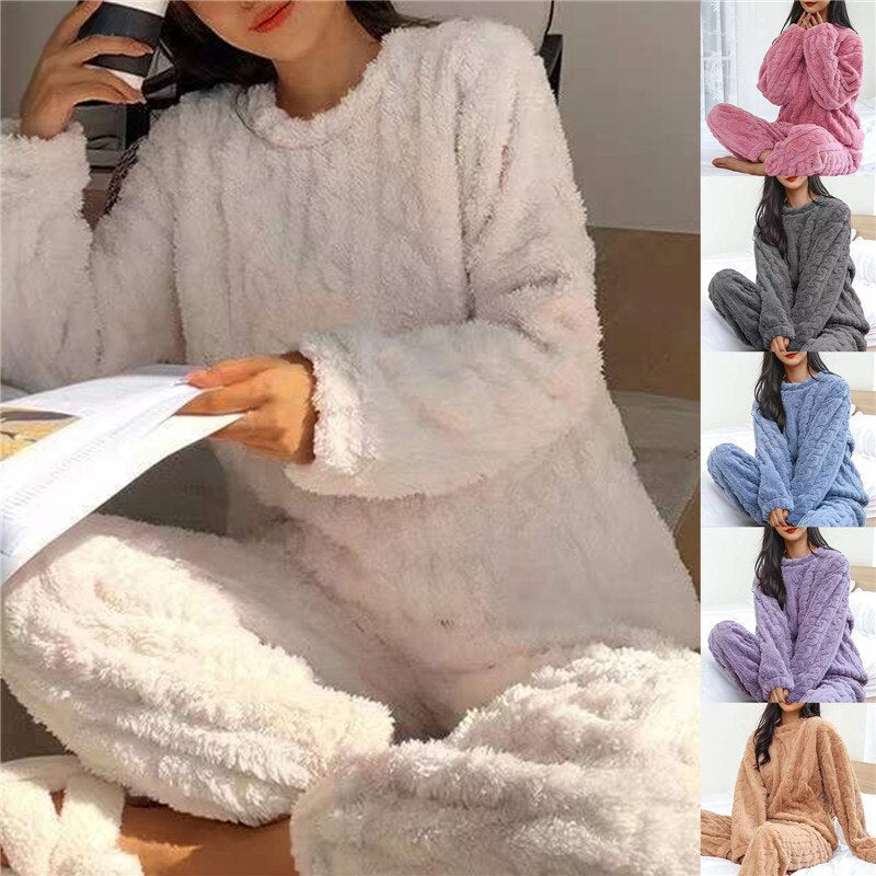 Fleece PyjamaSet voor vrouwen