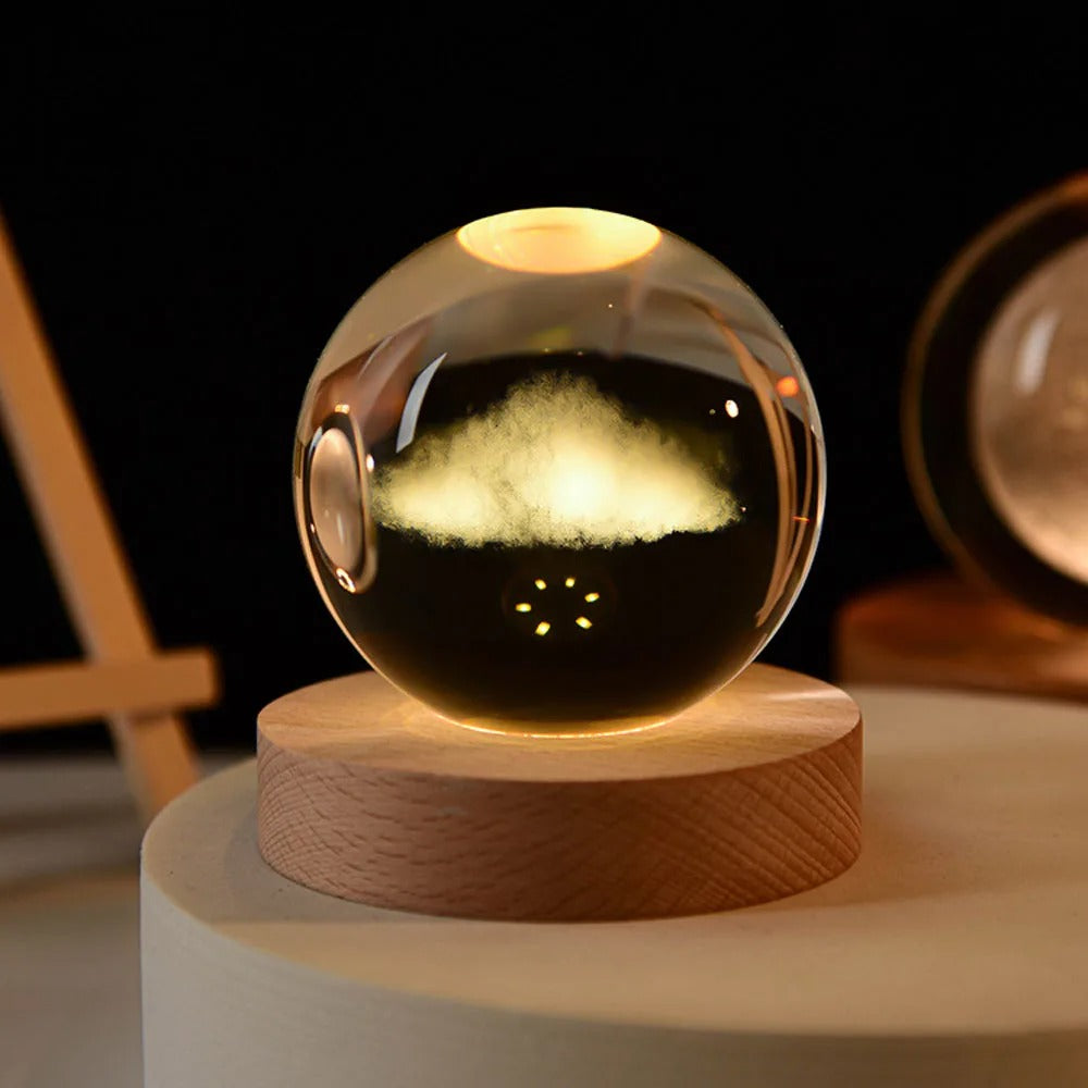USB LED - Kristallball Lampe