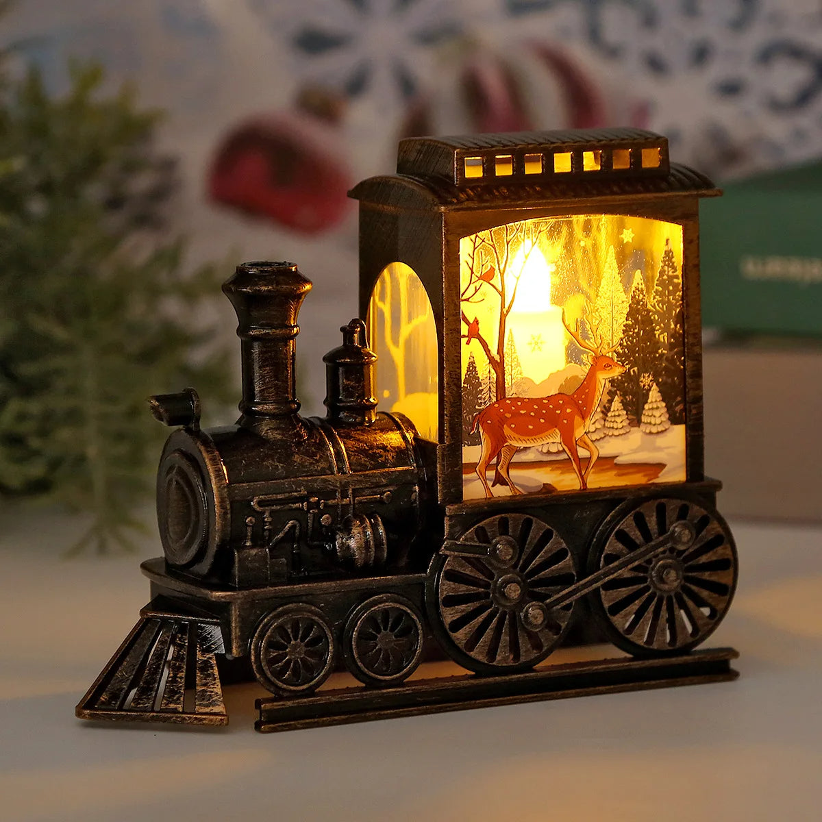 Train Kerst LED Night Lights