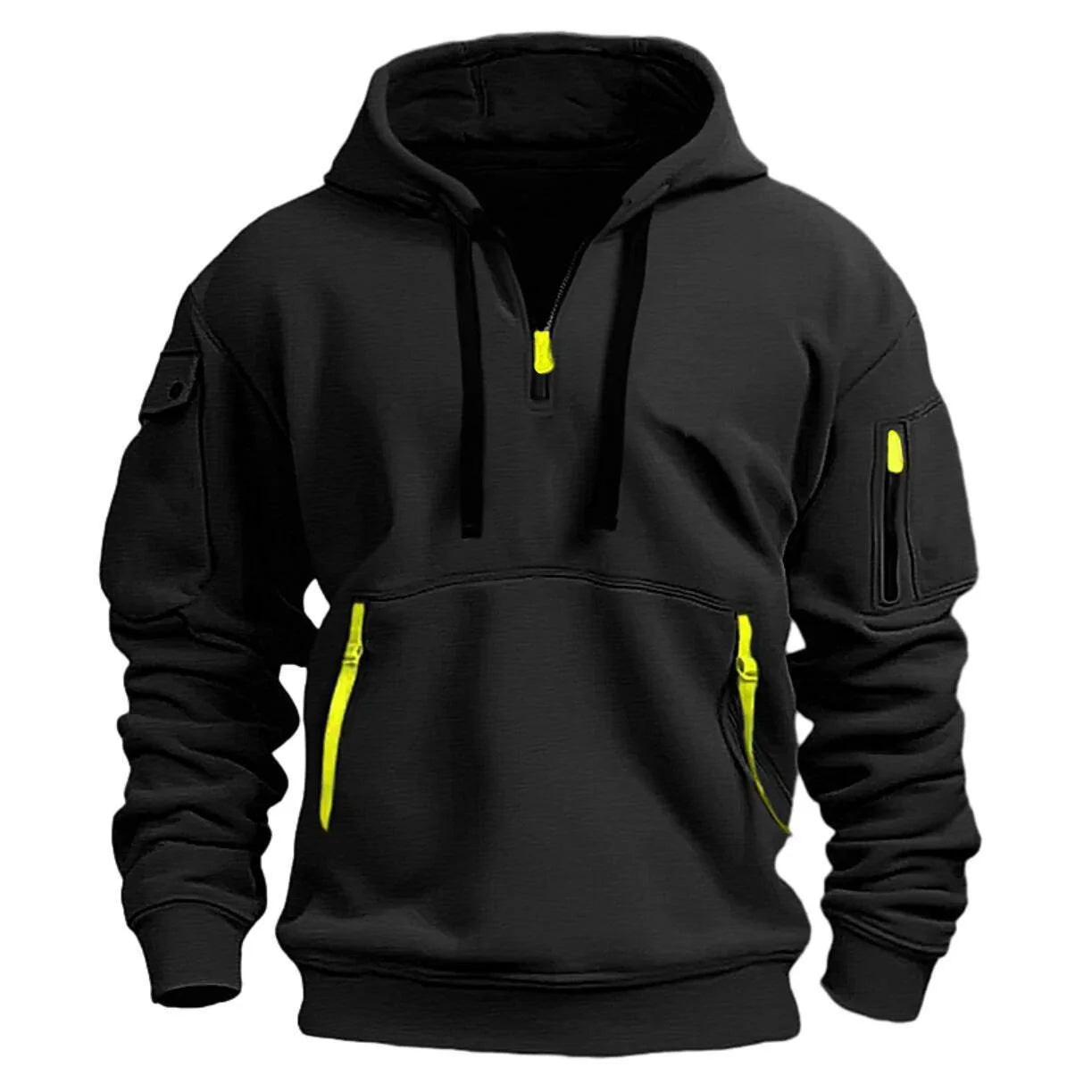 Casual fleece hoodies met verschillende zakken