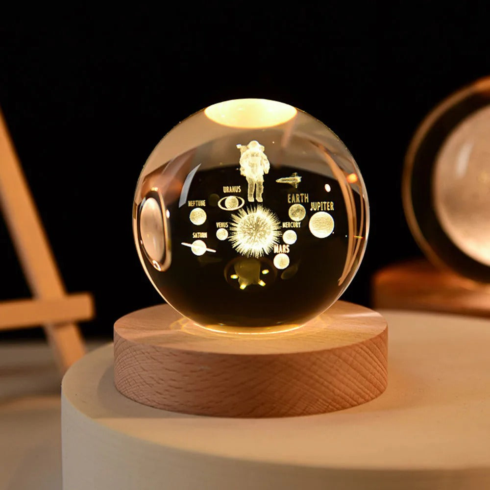 USB LED - Kristallball Lampe