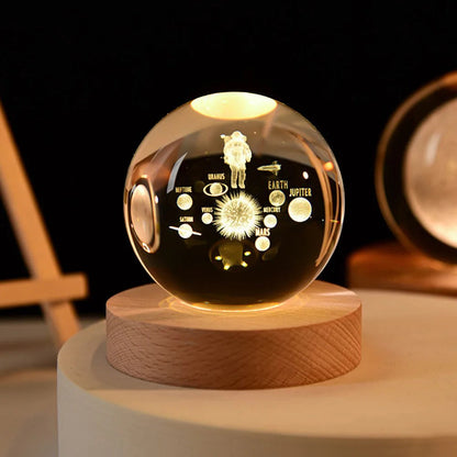 USB LED - Kristallball Lampe