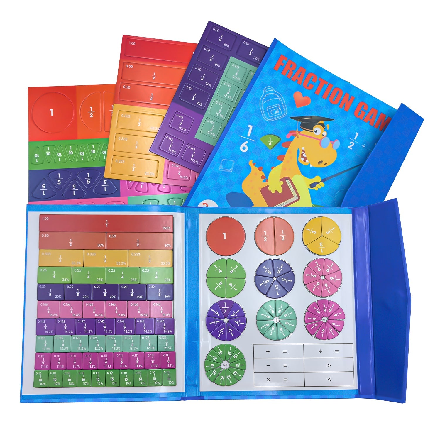 Magnet Montessori Bruchpuzzle