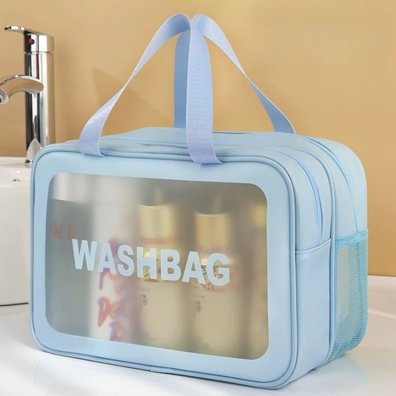 Waterdichte transparante toilettas