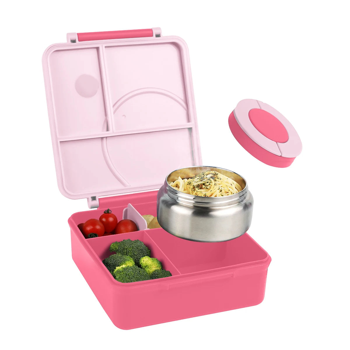 Lunchbox met vier compartimenten