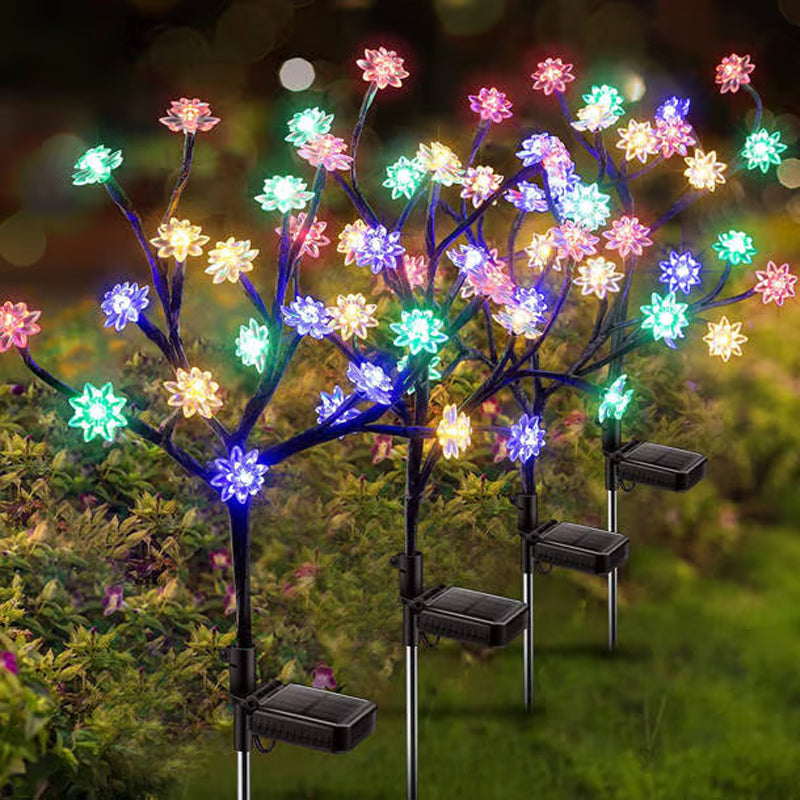 Solarbetriebene wetterfeste Garten-LED-Lichterset