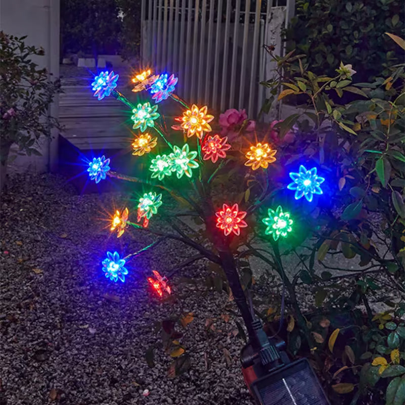 Solarbetriebene wetterfeste Garten-LED-Lichterset