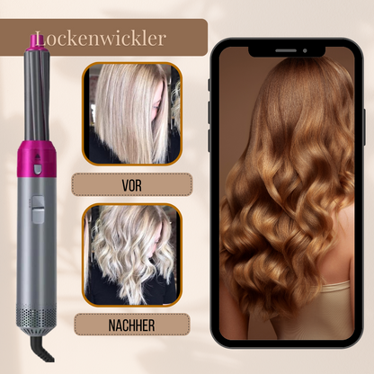 Air Pro 5-in-1 Haarstyler mit Aufsätzen