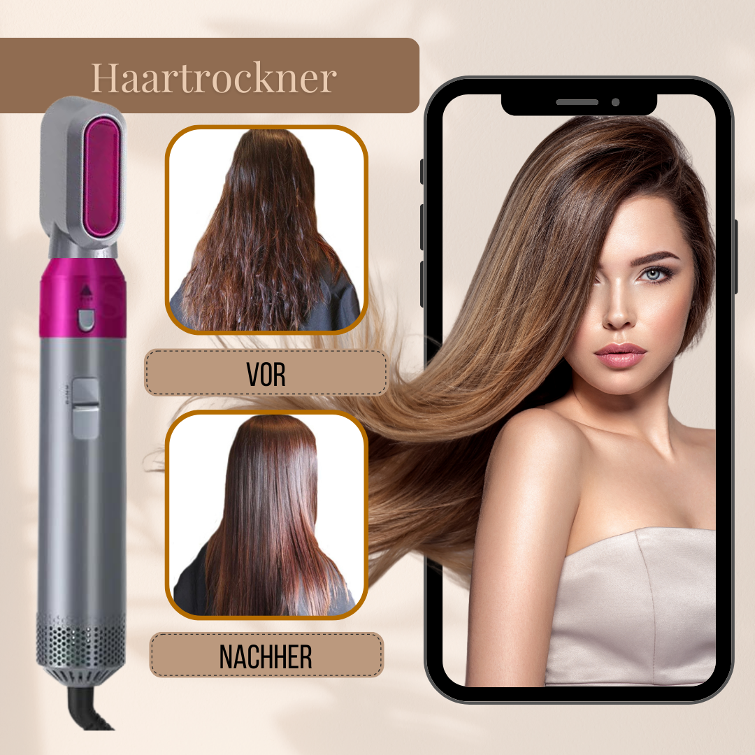 Air Pro 5-in-1 Haarstyler mit Aufsätzen